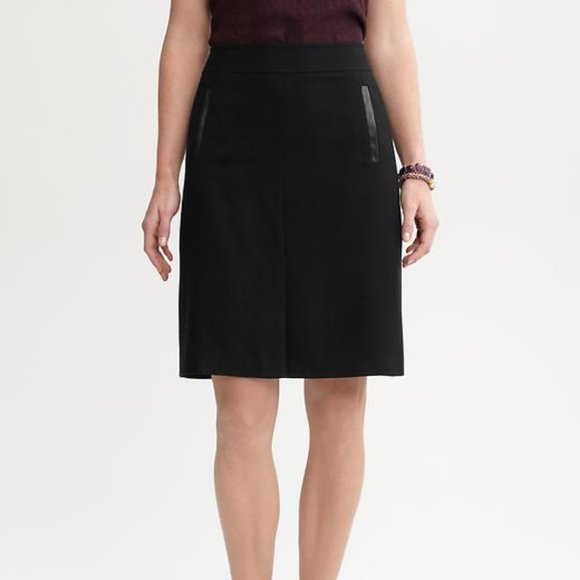 Banana Republic black skirt size 0P - Picture 1 of 7